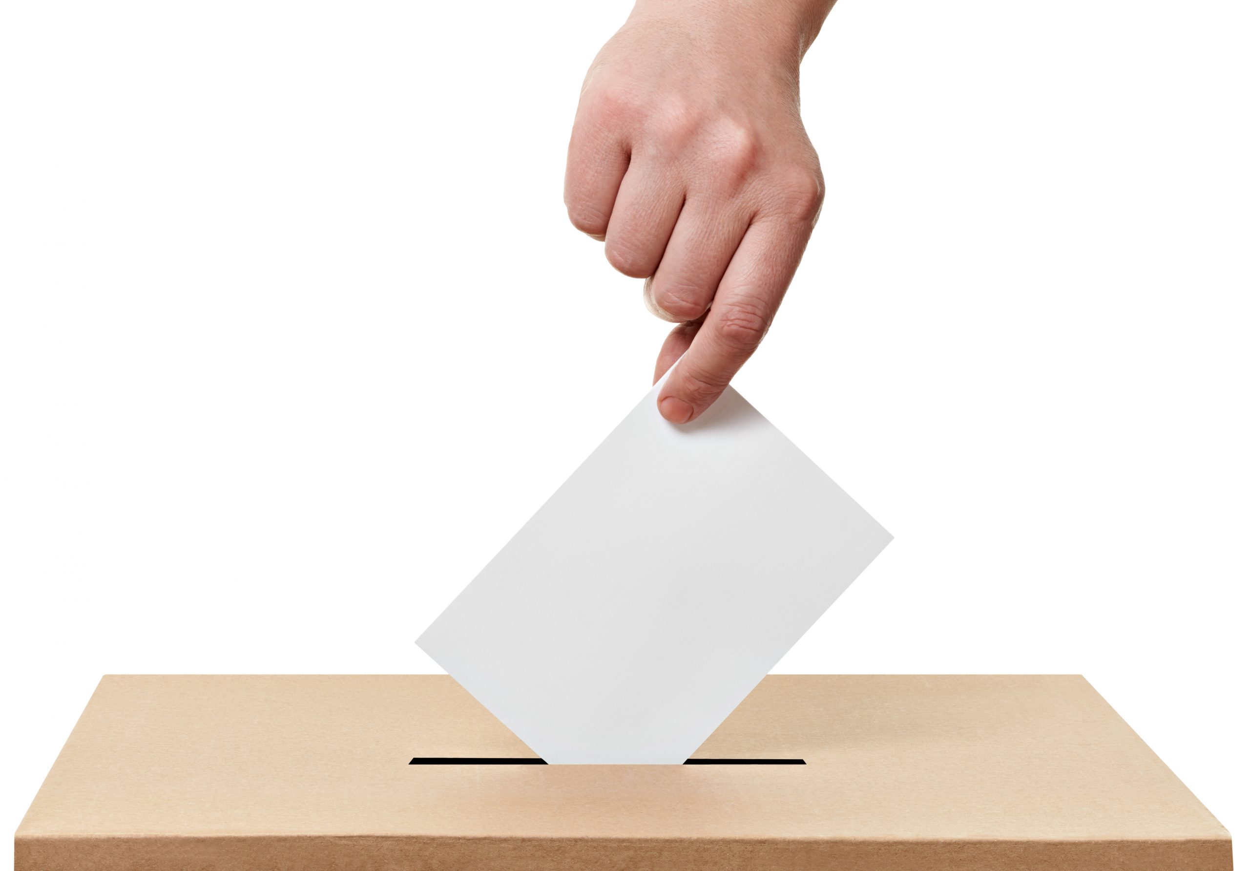 ballot box casting vote election